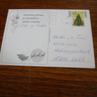 10,5x7 pk tyttö ja lahjakori kulkenut 1938 - pikkukuva 2