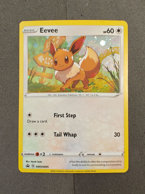 Eevee SWSH095 Cosmo Holo Black Star Promo