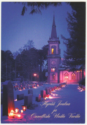 Köyliö kirkko talvella