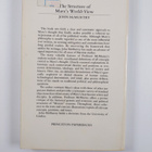 John McMurtry : The Structure of Marx's World-View - pikkukuva 2