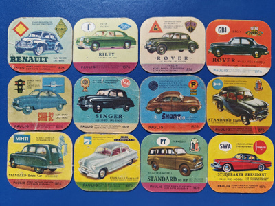 PAULIG KAHVILAPPUJA ERÄ 8. R - S 1 €/KPL