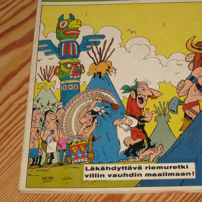 Trumf-sarja 11: Kapteeni Mustaparta ja intiaanit 1.p v. 1974