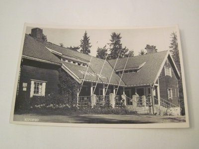 VANHA Postikortti Kuopio 1950-l Alkup.Mallikappale