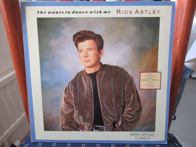 RICK ASTLEY - SHE WANTS TO DANCE WITH ME "12 VINYL