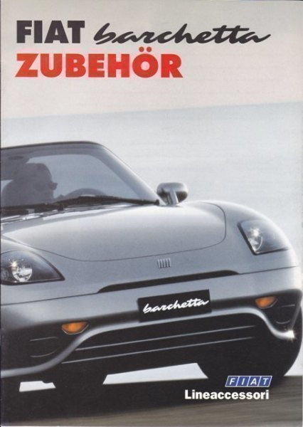 Fiat Barchetta lisävarusteet -esite, 1996