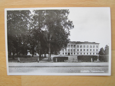 VANHA Postikortti Hamina 1950-l Alkup. Mallikappale