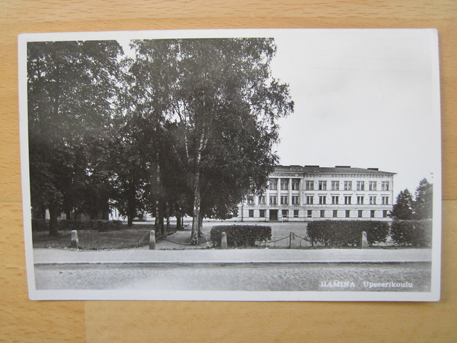 VANHA Postikortti Hamina 1950-l Alkup. Mallikappale