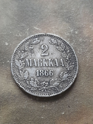 2 markkaa 1866