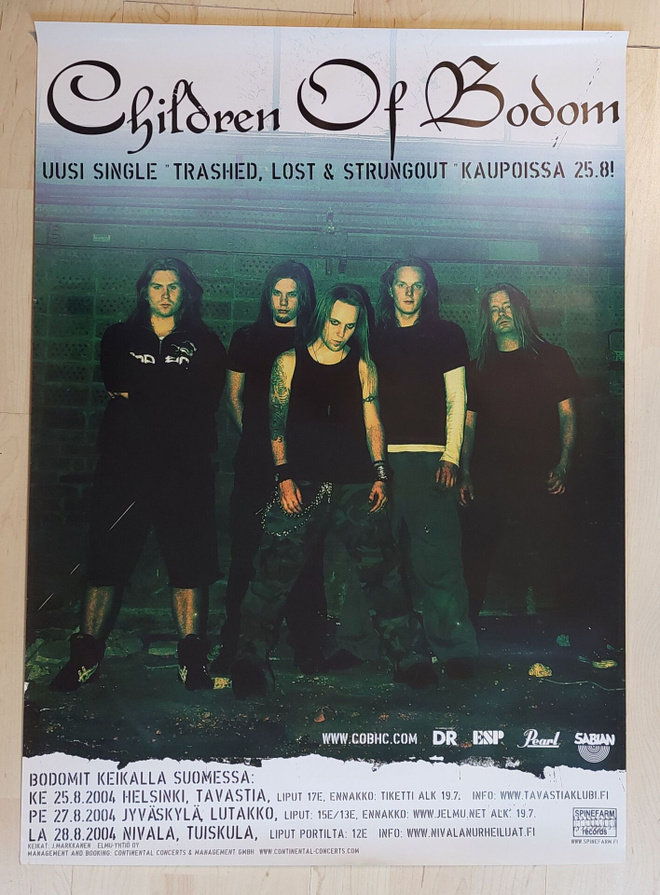 Children Of Bodom : Vanha keikkajuliste