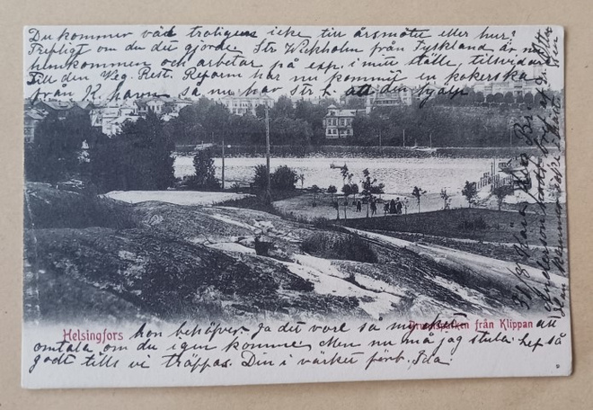 Helsinki, näkymä  Klippanilta Kaivopuistoon, p. 1906