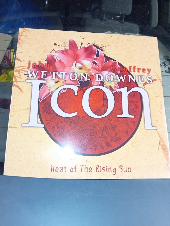 2LP WETTON / DOWNES : ICON ( UUSI  ) numeroitu, SIS POSTIKUL