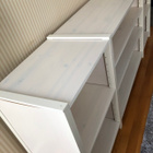 Valkolakattu LUNDIAN CLASSIC -HYLLYKKÖ 205cm x 78cm x 40cm - pikkukuva 2