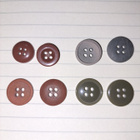 13-15mm nappi Harmaa punaruskea khaki - pikkukuva 1