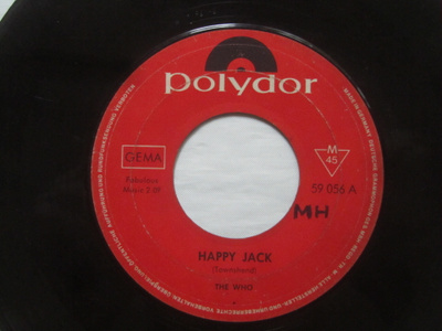 The Who: Happy Jack 7" single 1966