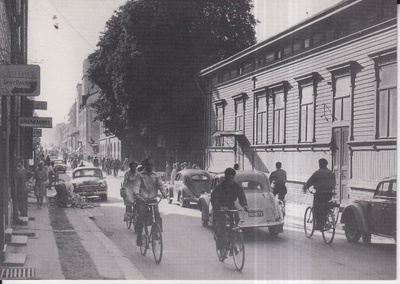Tampere, Satakunnankatua. 1950-luku.,  e103