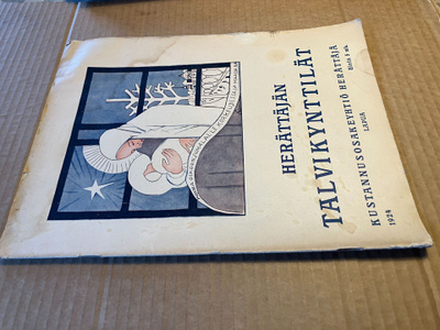 HERÄTTÄJÄN TALVIKYNTTILÄT LEHTI 1924