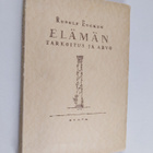 Rudolf Eucken : Elämän tarkoitus ja arvo - pikkukuva 1