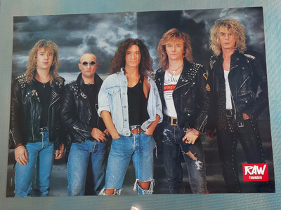 Thunder : Käyttämätön posteri aivan 90 -luv.alusta