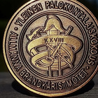 VPK Pronssivärinen merkki. Halkaisija - 35 mm. Hyväkuntoinen - pikkukuva 1