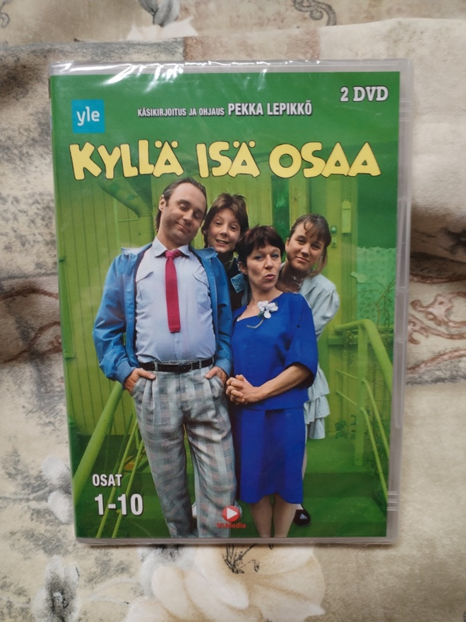 Kyllä isä osaa dvd,jaksot 1-10.Muoveissa.