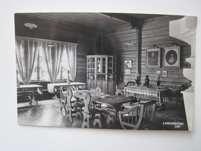 VANHA Postikortti Kotka Langinkoski 1950-luku