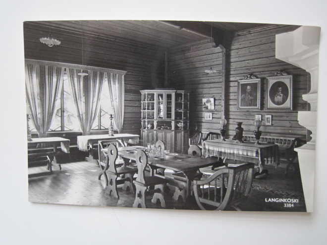 VANHA Postikortti Kotka Langinkoski 1950-luku