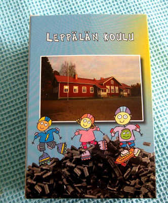 Kuortane Leppälän koulu pahvirasia