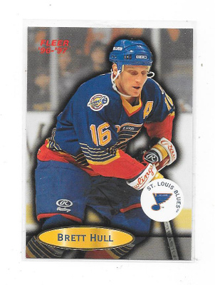 1996-97 Fleer #97 Brett Hull , St Louis Blues