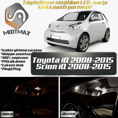 Toyota iQ / Scion (AJ10) Sisätilan LED-sarja 5-o