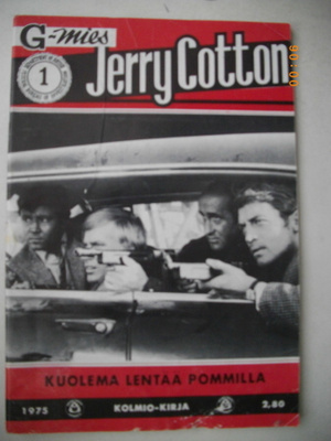 Jerry Cotton 1/1975: Kuolema lentää pommilla (21.5)