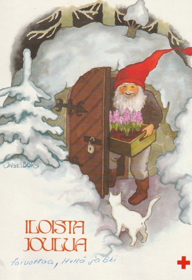 INGE LÖÖK - TONTTU HYASINTTIKORI KÄSISSÄ - 1
