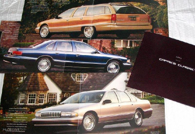 1995 Chevrolet  Caprice Classic esite - KUIN UUSI - 20 sivua