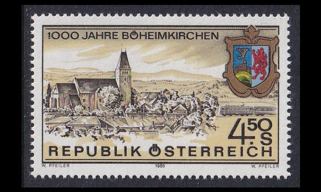 Itävalta 1812 ** Kaupunki Böheimkirchen 1200v (1985)