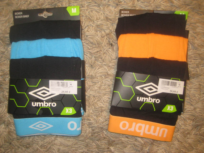 *UMBRO miesten Boxer 3 kpl , uusi koko M**