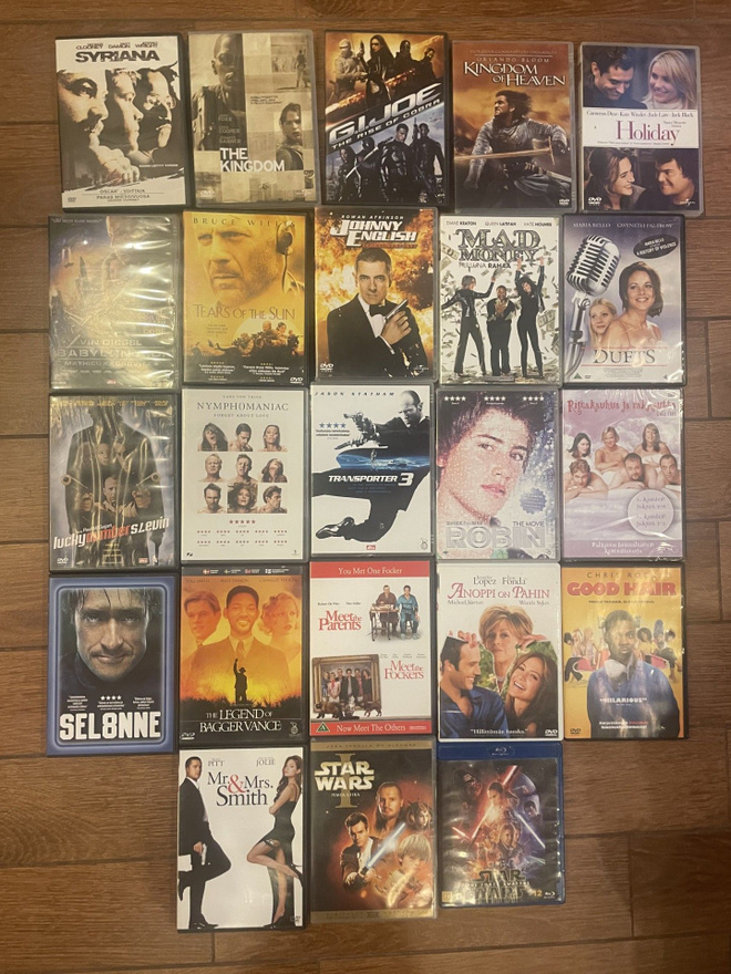 DVD + Blueray elokuvat