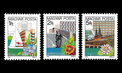 Unkari 3647-9 ** Lomakohteita (1983)