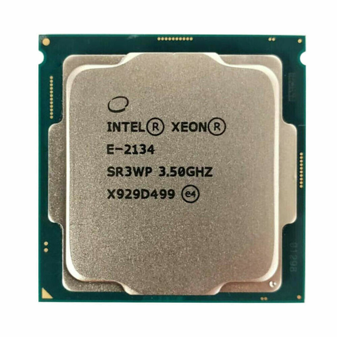 Intel Xeon E-2134 3.5 GHz Prosessori pöytäkoneisiin