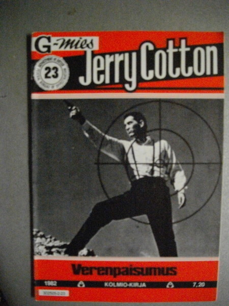 Jerry Cotton 23/1982: Verenpaisumus (16.3)