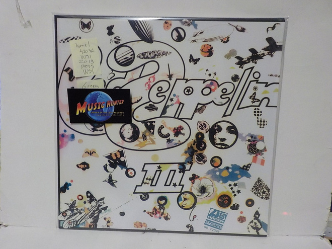 LED ZEPPELIN - LED ZEPPELIN III UUSI GREEN MARBLE VINYL LP