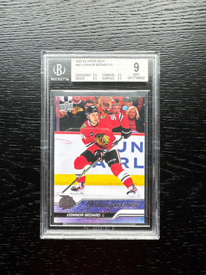 2023-24 Upper Deck #451 Connor Bedard YG RC (BGS 9)