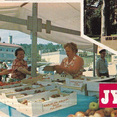 Jyväskylä. sommitelmakortti, vaakuna. e283