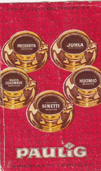 Paulig, Presidentin, Juhla, Colombia. Huomio,  Sinetti , s75