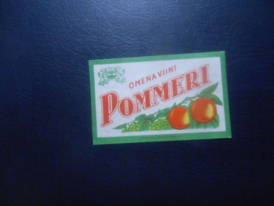 Omenaviini  etiketti