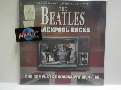 THE BEATLES - BLACKPOOL ROCKS - UUSI SS LIMITED EDIT GOLD LP