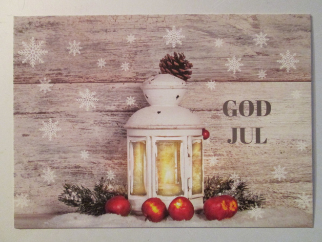 KULKEMATON JOULUKORTTI ELIASSON GOD JUL