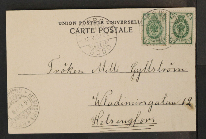 # 23985 # Tammisaari silta kortti Espoo > Helsinki - 1903