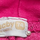 Lindex Baby velourhousut koko 74 – pinkki - pikkukuva 3