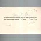 Valtiopäivämiehen palkkiot, 1894 - 1906, 3 kuittia. - pikkukuva 2
