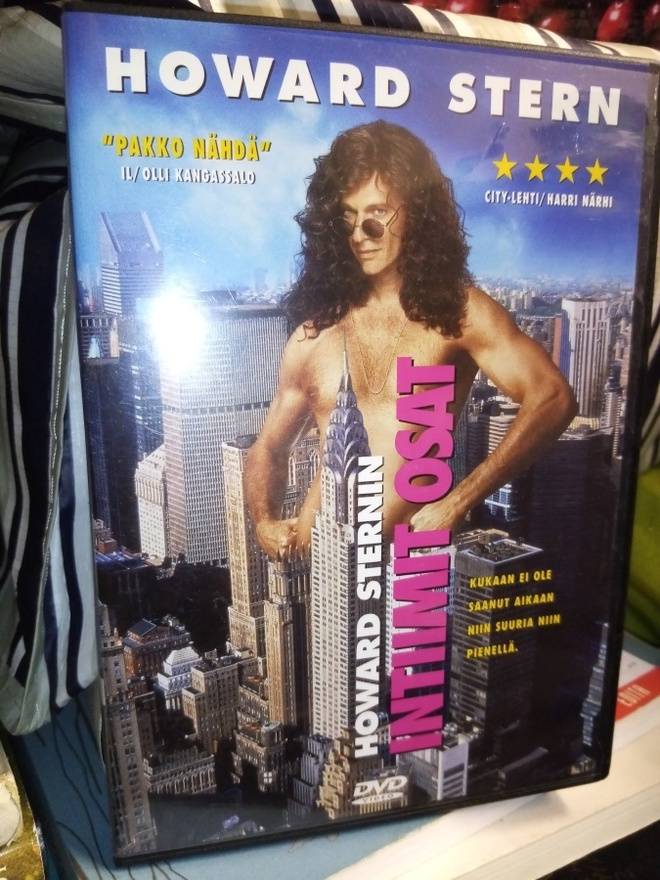DVD Howard Stern -  Intiimit osat ( SIS POSTIKULU)