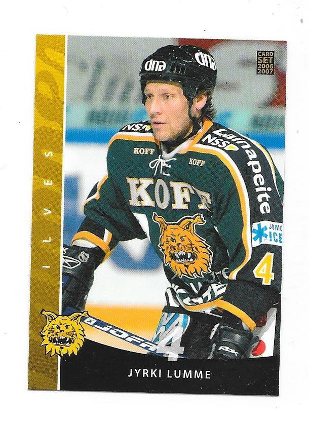 2006-07 Cardset #41 Jyrki Lumme Ilves